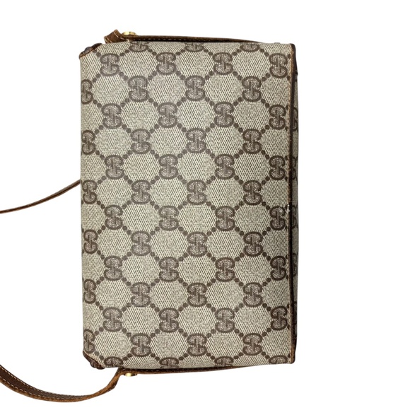 Gucci vintage brown GG crossbody bag - Picture 7 of 12